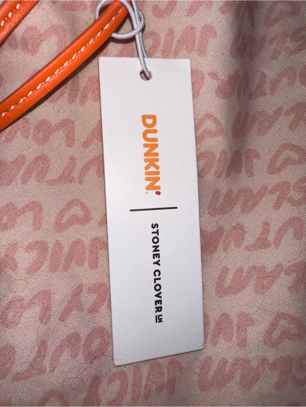 Dunkin x Stoney Clover Co. Pink Glitter Donut Bag Charm - Picture 3 of 4